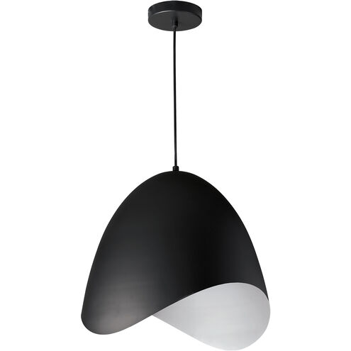 Myra LED 15 inch Black Pendant Ceiling Light