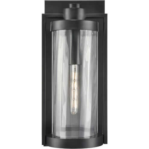 Braselton 1 Light 23.75 inch Powder Coated Black Outdoor Wall Sconce
