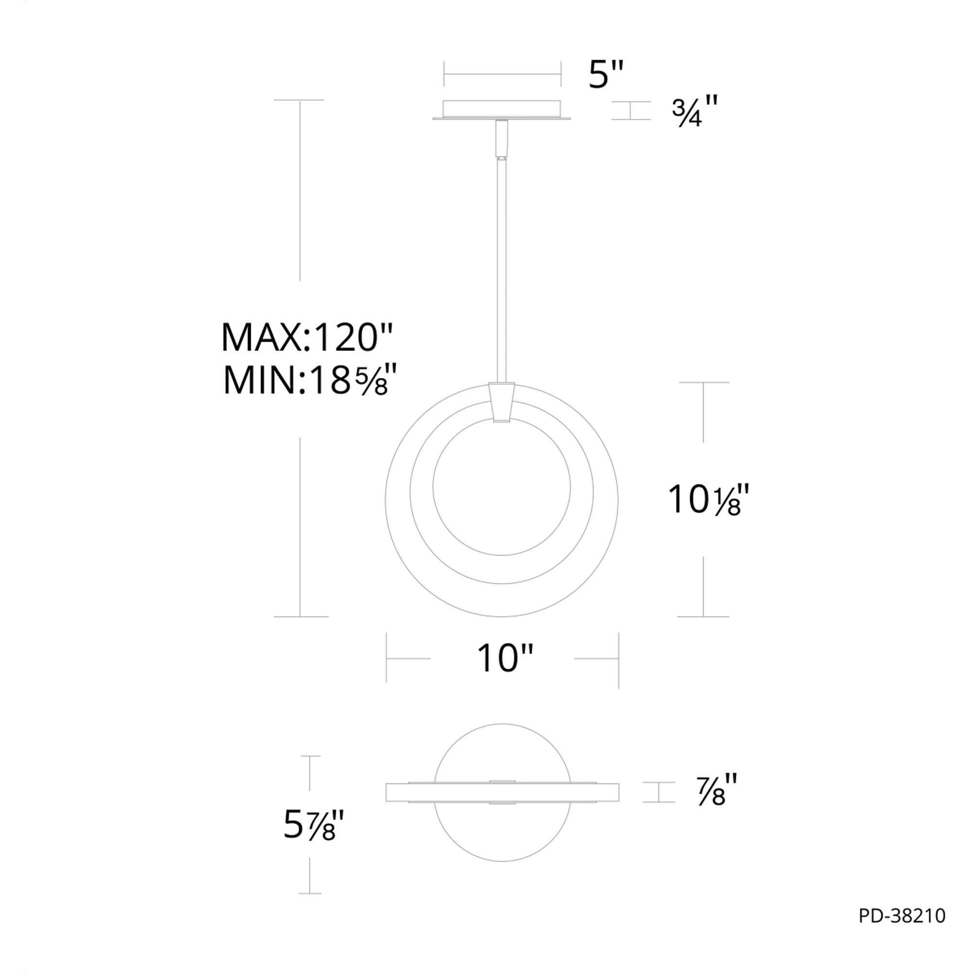 Serenity 1 Light 0.88 inch Aged Brass Mini Pendant Ceiling Light