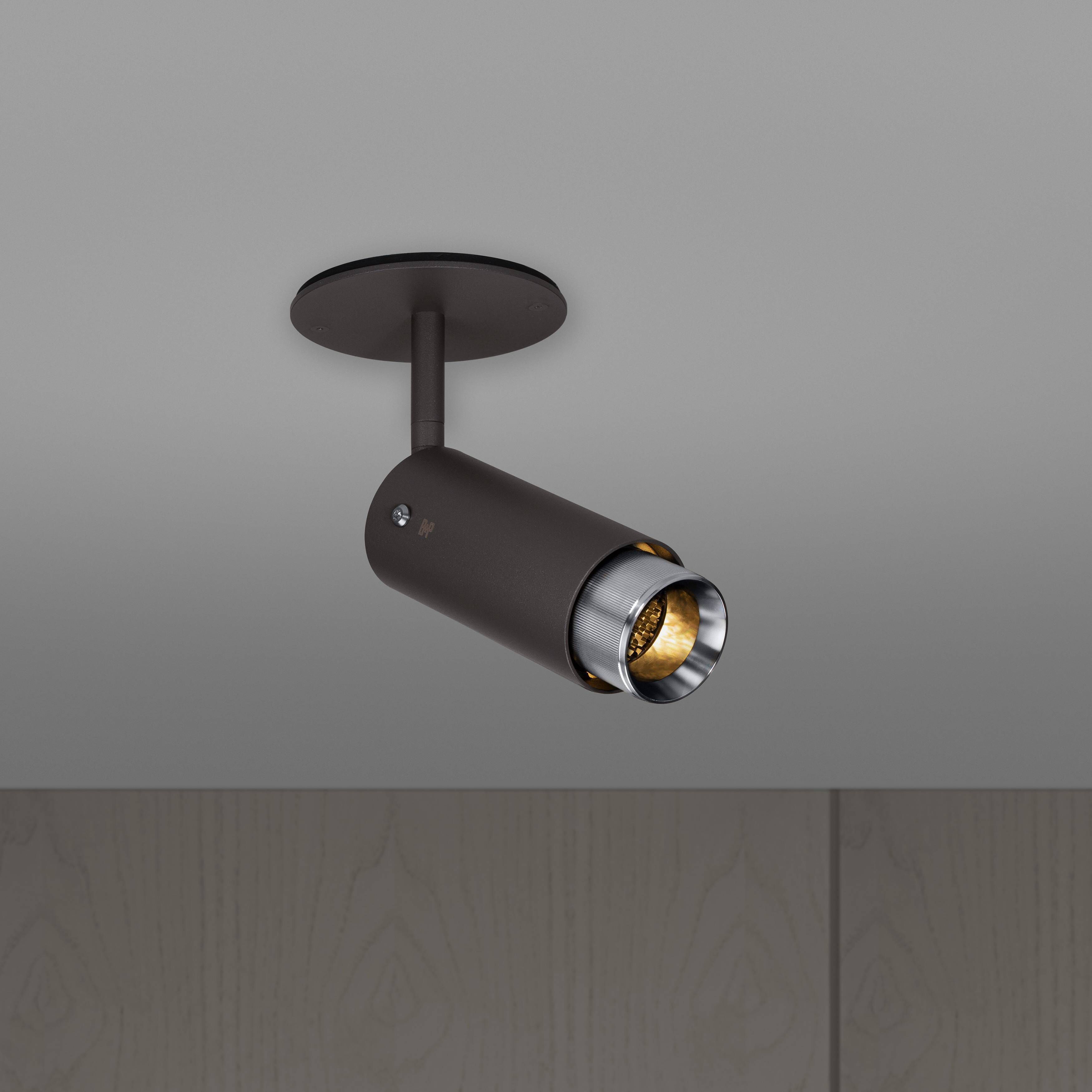 Exhaust Spot 1 Light 110-120 Graphite / Steel Spotlight Ceiling Light
