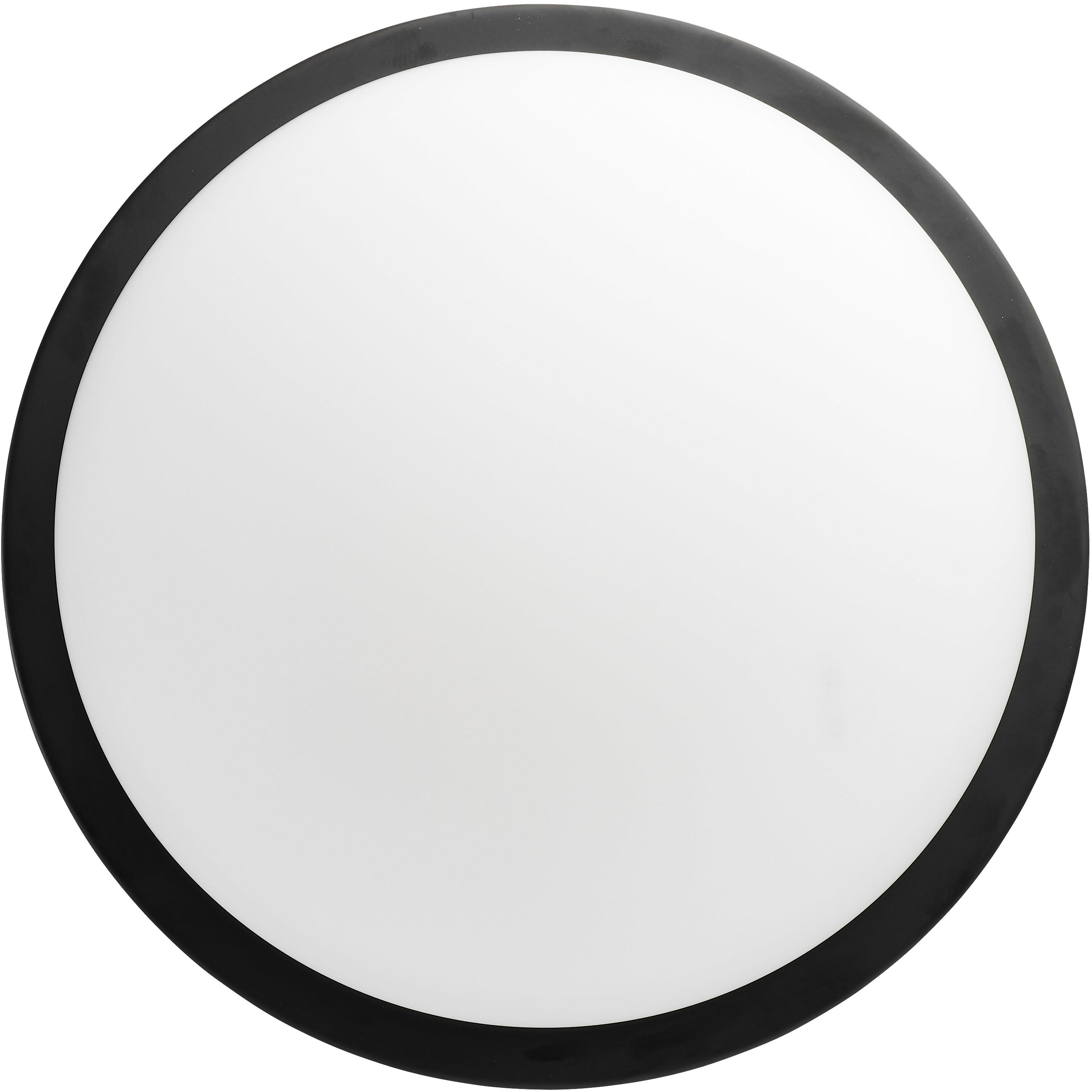 Button LED 11 inch Matte Black LED Flush Mount Ceiling Light