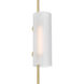 Peter Bristol Trace LED 4.6 inch Hand-Rubbed Antique Brass Sconce Wall Light