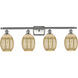 Ballston Preston 4 Light 36.25 inch Brushed Satin Nickel Bath Vanity Light Wall Light in Mercury