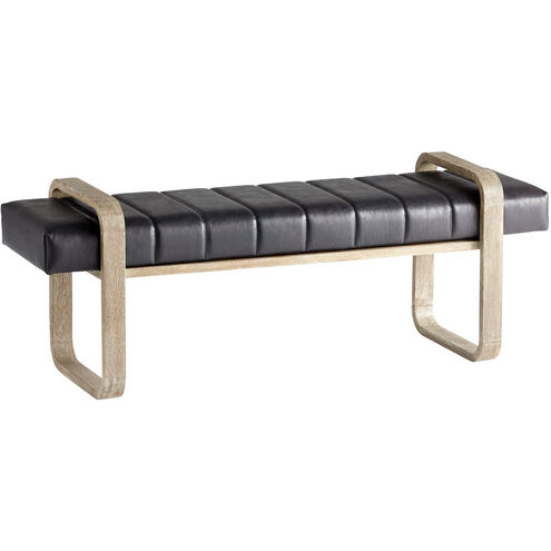 Polar Wood Black Bench