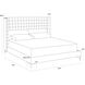 Cairo Antonio Porcelain Bed, King