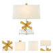 Jackson Square 18 inch 60.00 watt Distressed Gold Table Lamp Portable Light, Gilded Nola