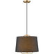 Lamia 1 Light 16 inch Gold Mini Pendant Ceiling Light