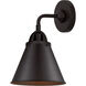 Nouveau 2 Appalachian LED 8 inch Matte Black Sconce Wall Light