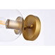 Mimi 1 Light 6 inch Brass Bath Sconce Wall Light, can be Ceiling Mounted