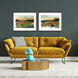 Landscapes Collection Green Framed Art