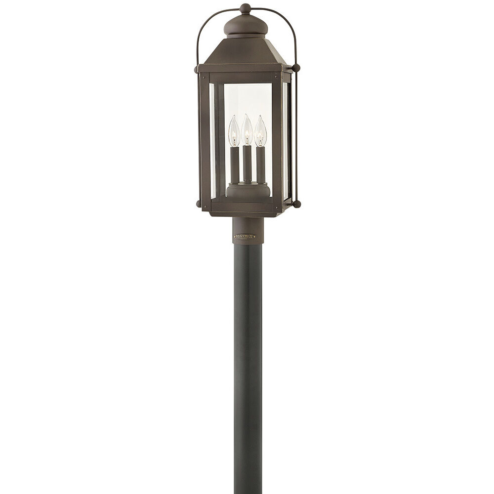 Heritage Anchorage LED 24 inch Light Oiled Bronze Outdoor Post Mount Lantern