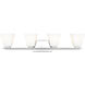 Annalise 4 Light 32 inch Chrome Vanity Wall Light