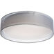 Prime LED 20 inch Flush Mount Ceiling Light in White Linen