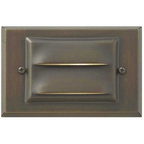 Hardy Island Horizontal 12v 1.50 watt Matte Bronze Landscape Deck Sconce