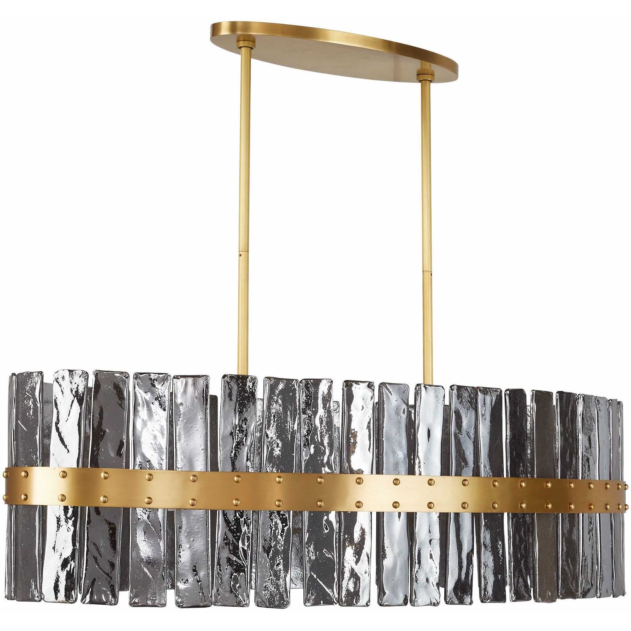 Sinclair 8 Light 41.5 inch Smoke Chandelier Ceiling Light