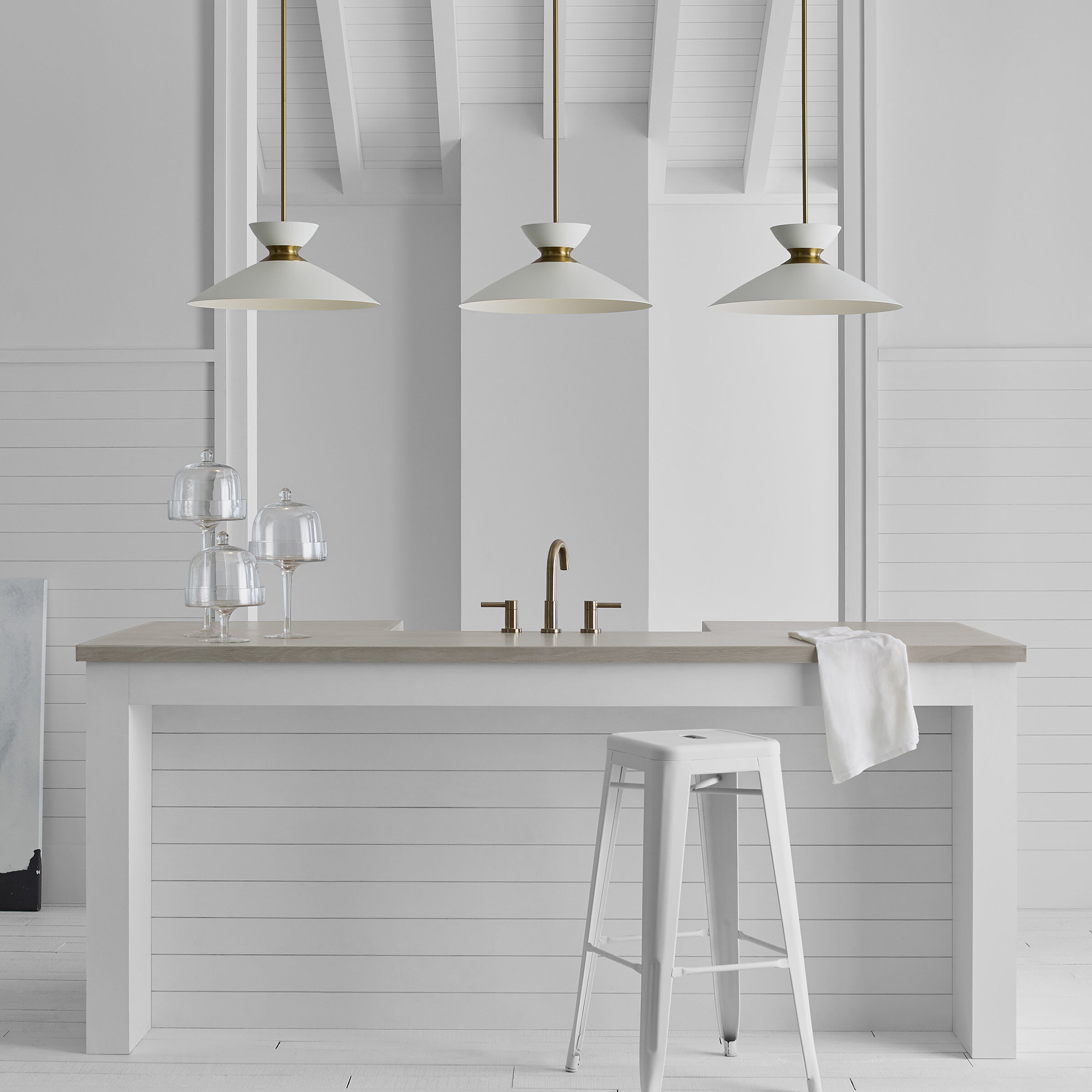 ED Ellen DeGeneres Heath 1 Light 18.5 inch Midnight Black and Burnished Brass Pendant Ceiling Light in Midnight Black / Burnished Brass