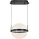 Arvada LED 12.63 inch Matte Black Pendant Ceiling Light
