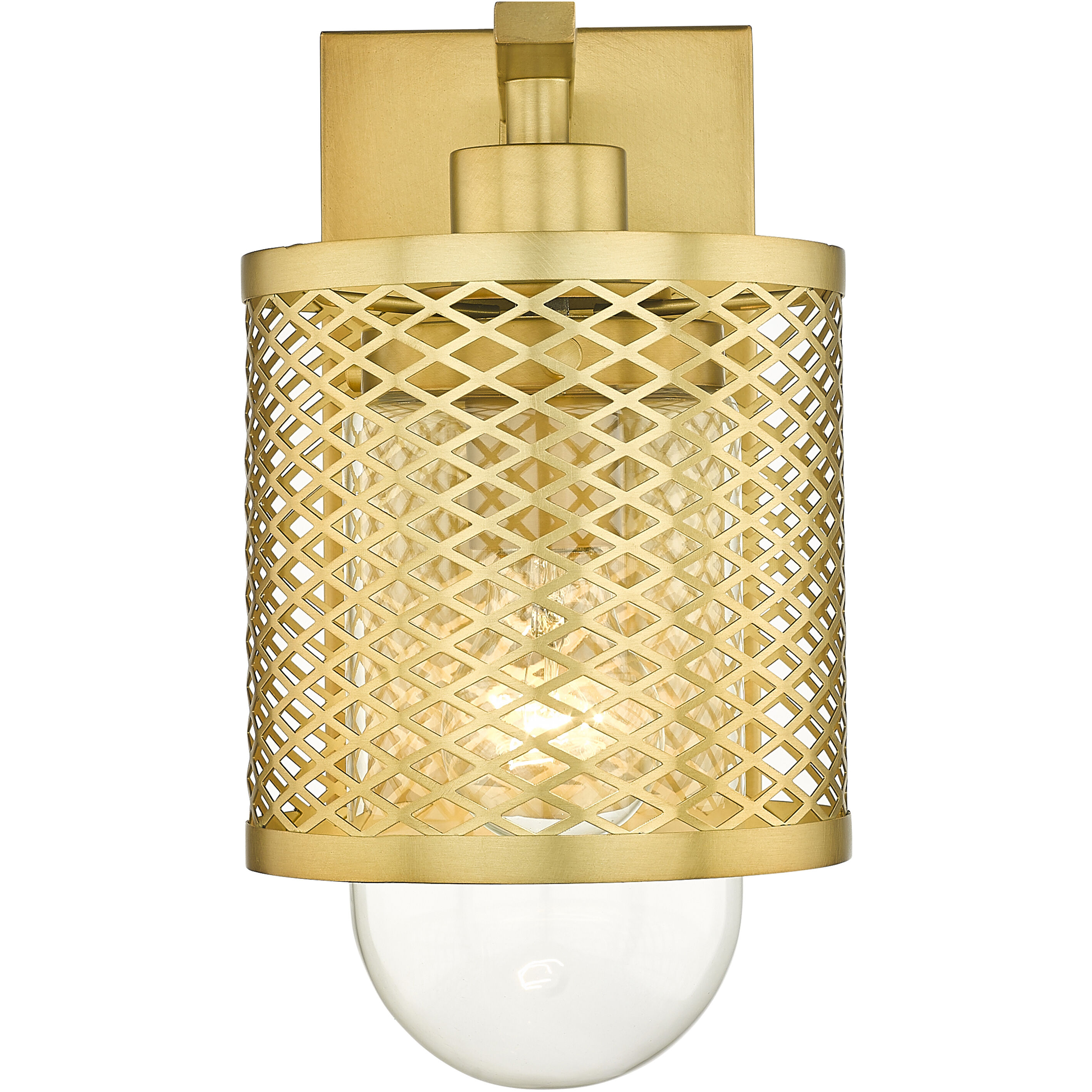 Kipton 1 Light 6 inch Rubbed Brass Wall Sconce Wall Light in Rubbed Bronze