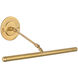 Amber Lewis Emery 12 watt 18 inch Hand-Rubbed Antique Brass Picture Light Wall Light