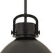 Newton Bell 1 Light 14 inch Matte Black Pendant Ceiling Light