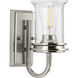 Winslett 1 Light 5 inch Brushed Nickel Bath Vanity Wall Light