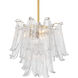 Regent 4 Light 17.75 inch Legacy Brass Chandelier Ceiling Light in Clear Crackled Glass