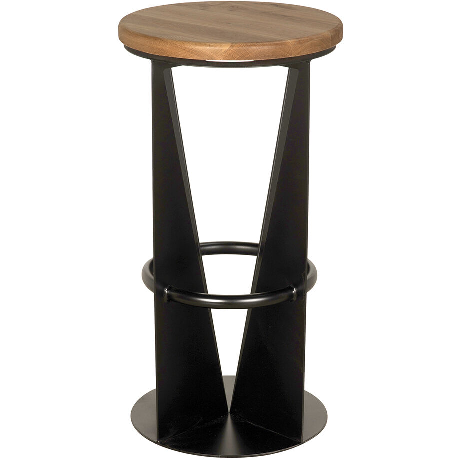 Nagoya 30 inch Matte Black Bar Stool