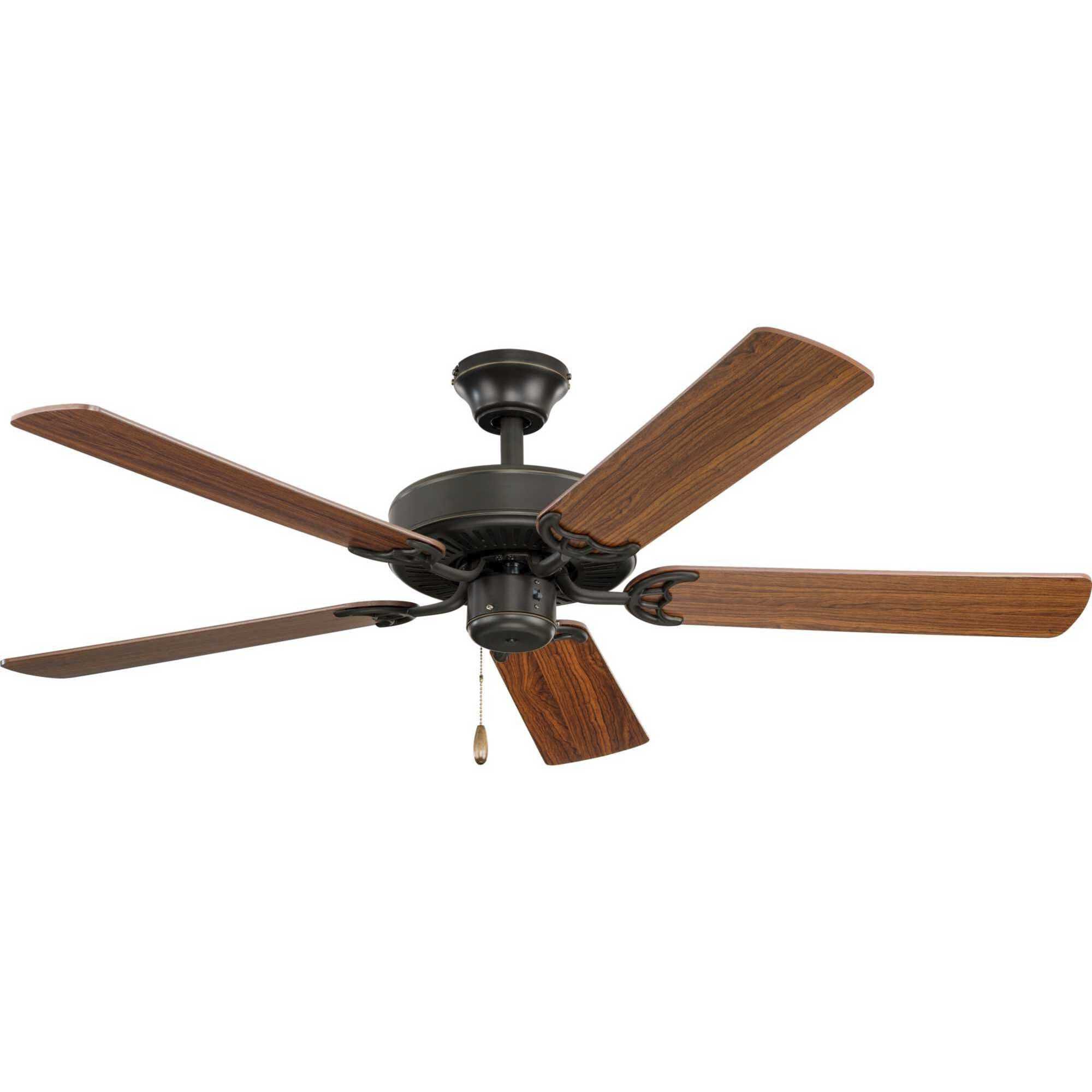 AirPro 52 inch Antique Bronze with Medium Cherry/Classic Walnut Blades Ceiling Fan