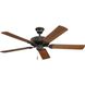 AirPro 52 inch Antique Bronze with Medium Cherry/Classic Walnut Blades Ceiling Fan