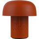 Sensa Play 8.5 X 7.5 inch Red Orange Portable Speaker Lamp in Red/Orange, Kooduu
