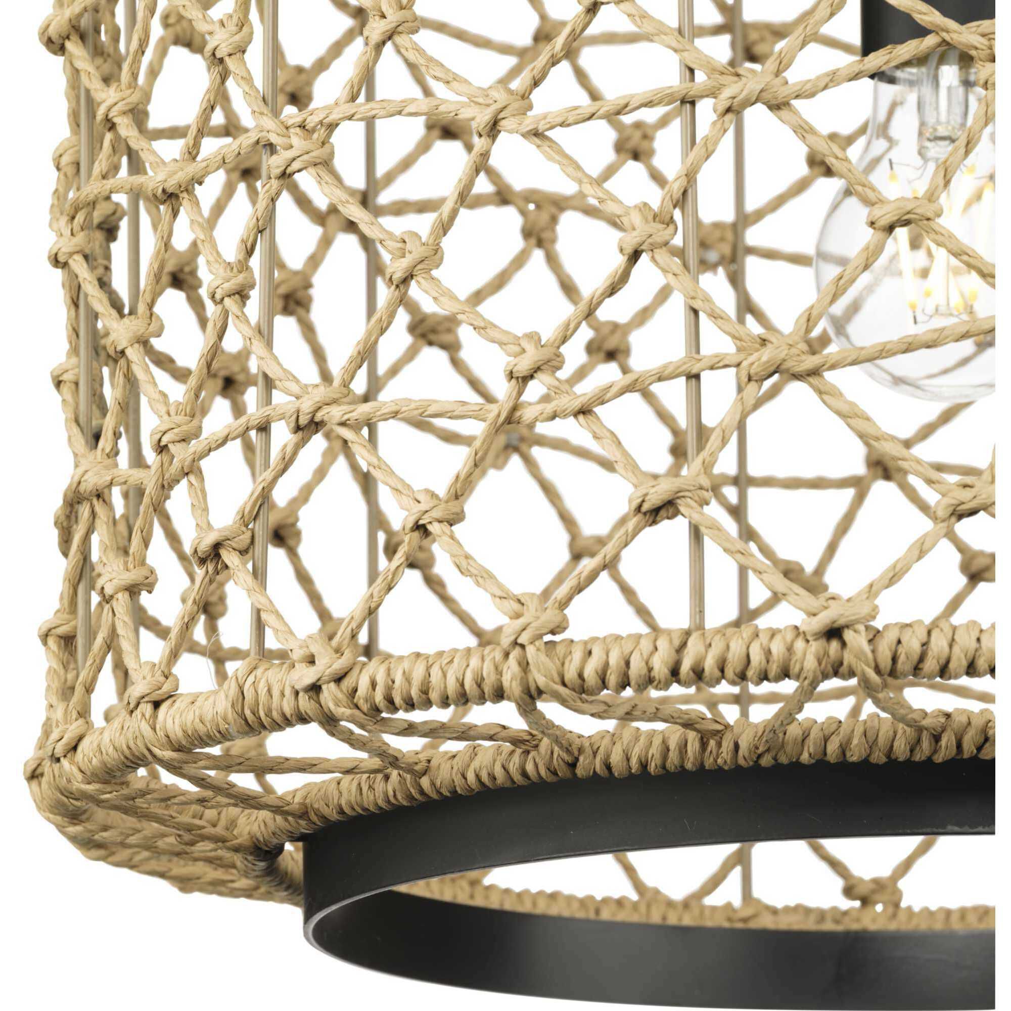 Chandra 1 Light 16 inch Matte Black Pendant Ceiling Light, Design Series