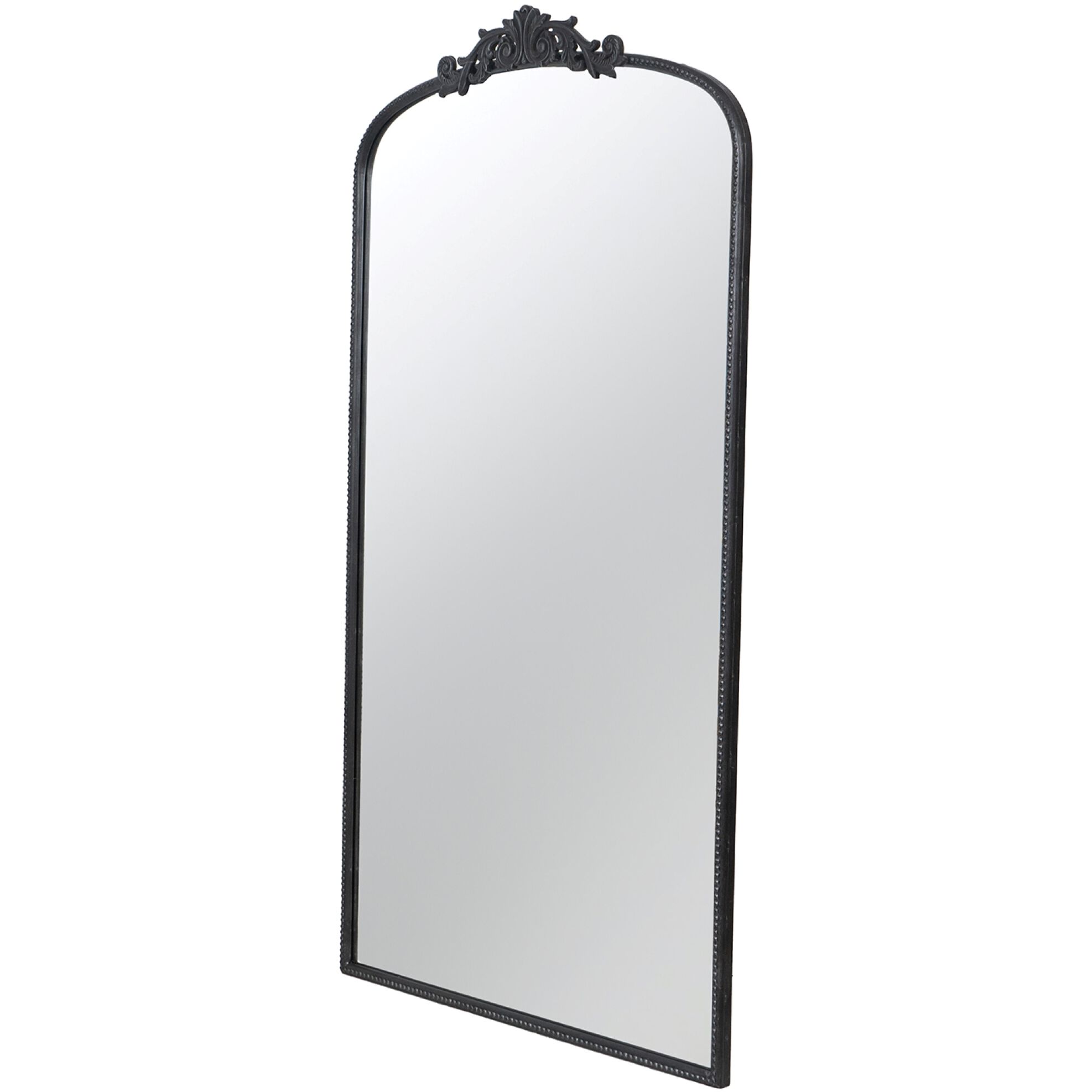 Baroque Inspired 66.2 X 36 inch Black Mirror