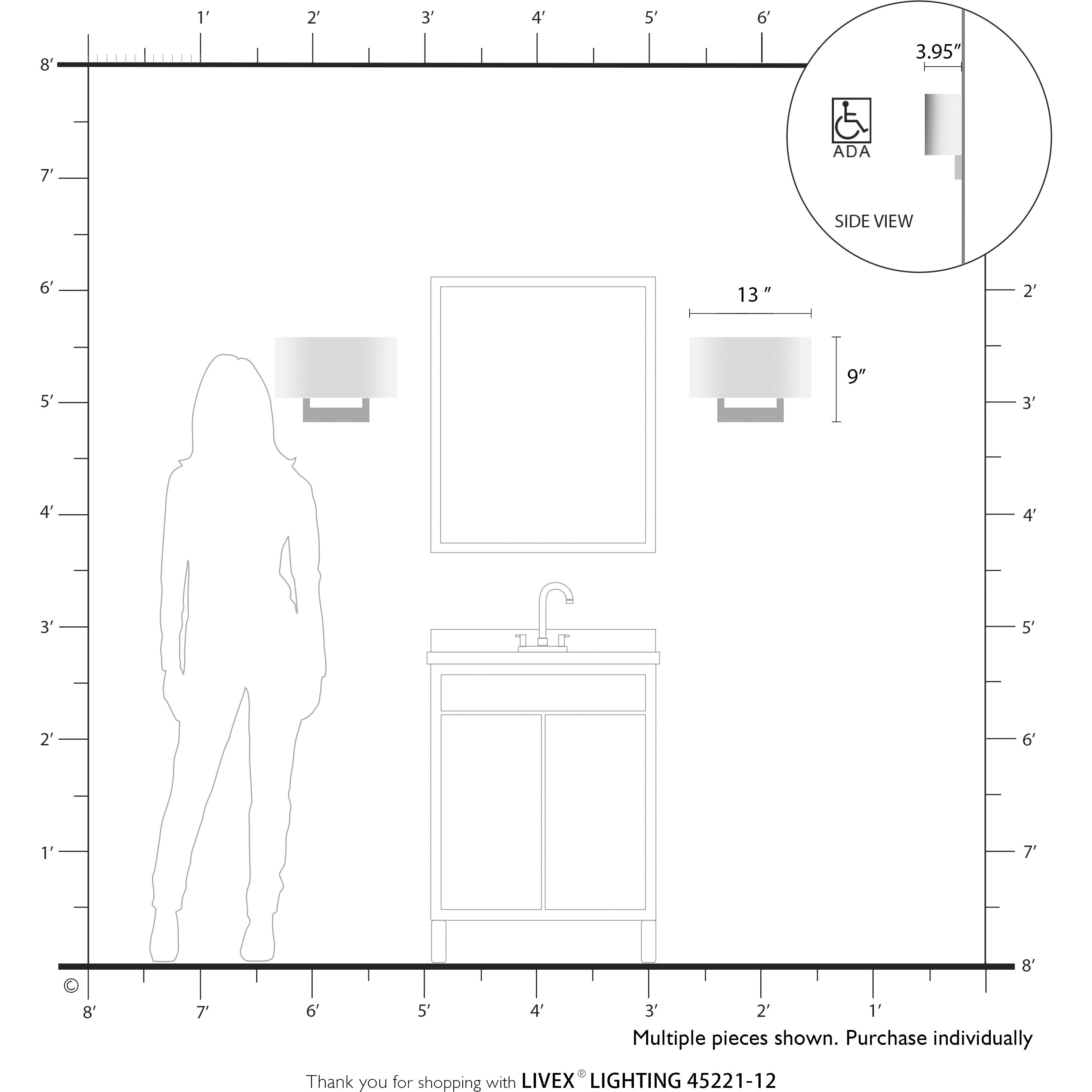 Allison Wall Sconce Wall Light in Satin Brass, Medium