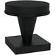 Massimo 25 X 24 inch Matte Black Side Table