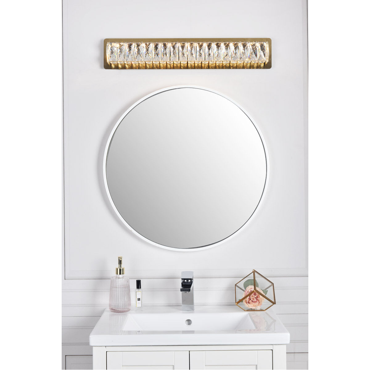 Monroe LED Gold Wall Sconce Wall Light