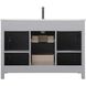 Lewis 48 X 22 X 34 inch Grey Vanity Sink Set