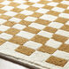 Damier 144 X 108 inch Light Sage / Medium Gray Handmade Rug in 9 x 12