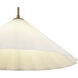 Alora Mood Serena 1 Light 20.5 inch Aged Gold Pendant Ceiling Light