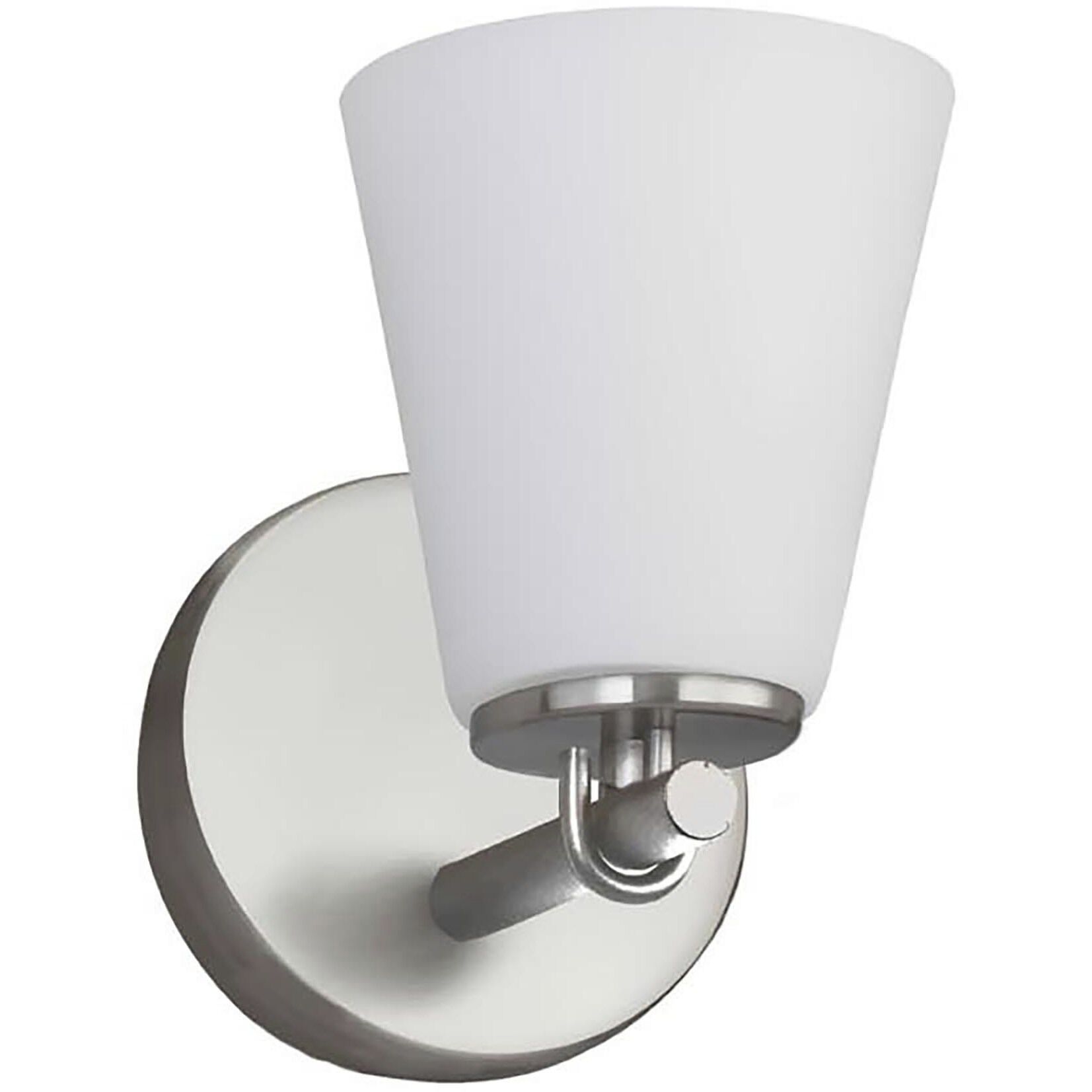Fusion Collection - Alpino Family 5 inch Brushed Nickel Wall Sconce Wall Light