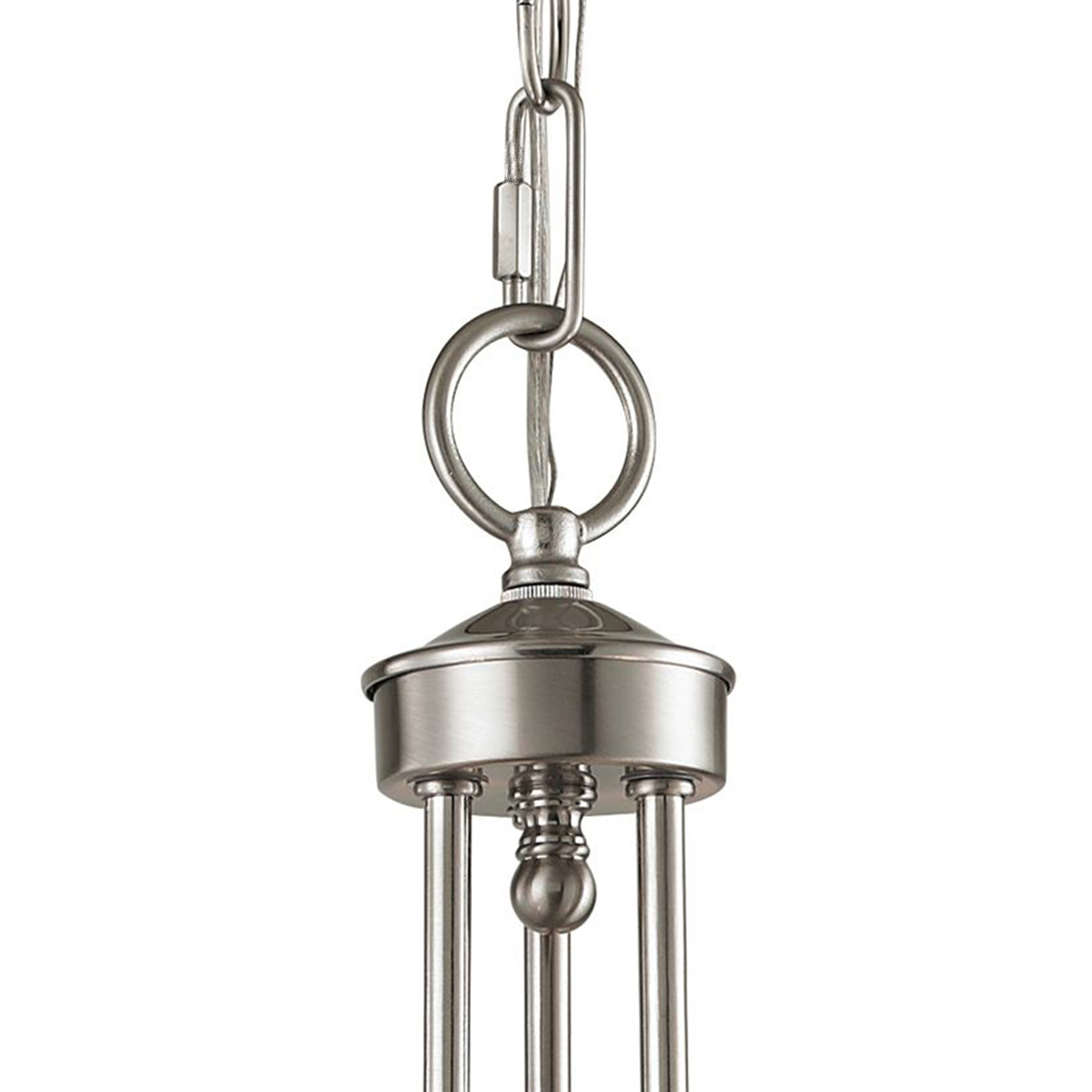 Brighton 3 Light 20 inch Brushed Nickel Chandelier Ceiling Light
