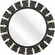 Blade 50.5 X 50.5 inch Black with Clear Wall Mirror