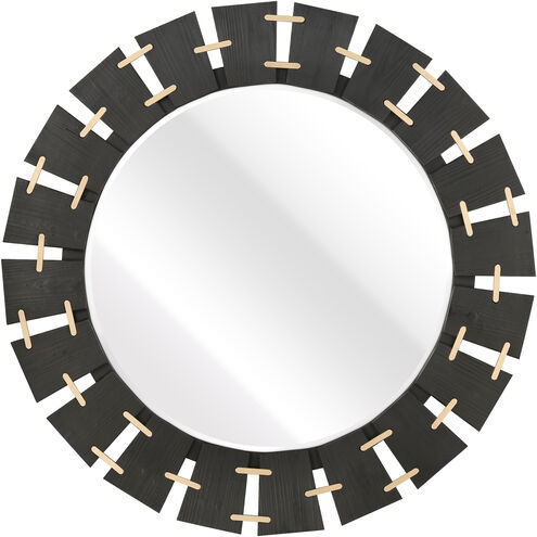 Blade 50.5 X 50.5 inch Black with Clear Wall Mirror