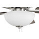 Pro Plus 211 52 inch Brushed Polished Nickel with Driftwood/Grey Walnut Blades Contractor Ceiling Fan in Driftwood / Grey Walnut