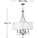 Mime LED 30.25 inch Brushed Nickel Foyer Light Ceiling Light