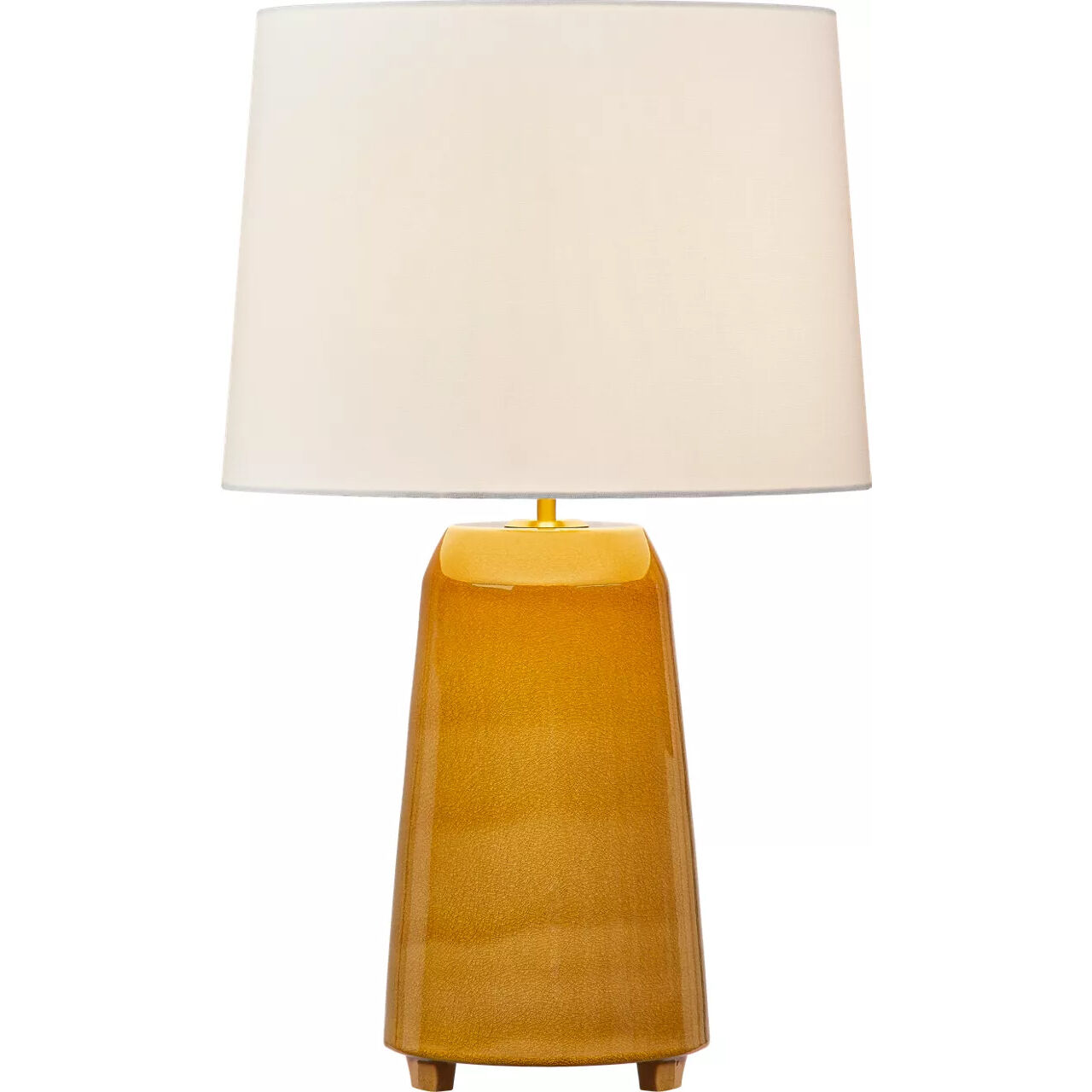 HABLE Nell 28.13 inch 75 watt Cracked Honey Table Lamp Portable Light