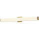 Longitude LED 36.13 inch Brushed Gold Bath Vanity Light Wall Light