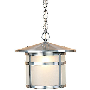 Berkeley 1 Light 14.12 inch Mission Brown Pendant Ceiling Light in Almond Mica