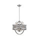 Colson 4 Light 17.5 inch Pewter Chandelier Ceiling Light, Mini