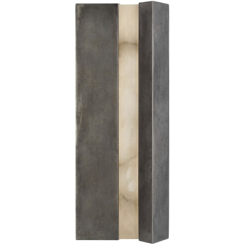 Anne-Marie Barton Austera Sconce Wall Light in Mottled Pewter