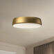 Alora Mood Laval LED 9.13 inch Aged Gold Flush Mount Ceiling Light
